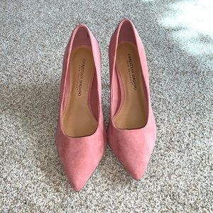 Christian Soriano Pink High Heels 6.5 wide width